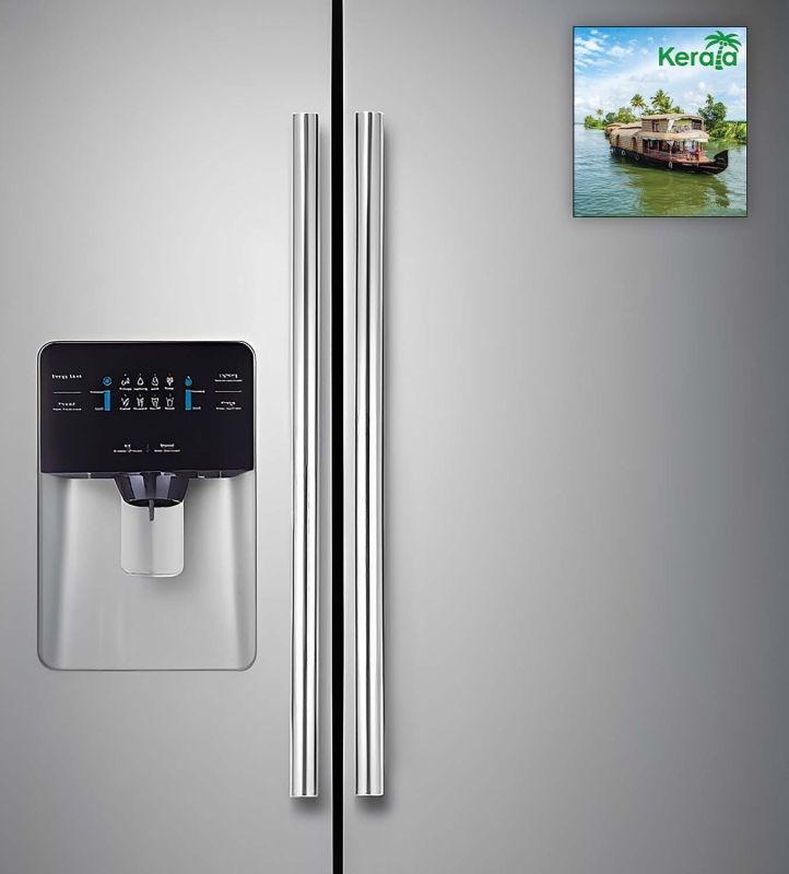 Wooden Fridge Magnet Indian Souvenir Gift Items  Gift for Travels  Decorative Magnet for Kitchen, Refrigerator Door, Home Decor (Italy)